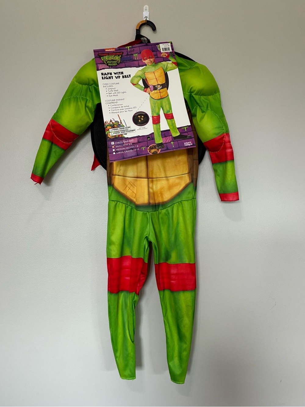 Nickelodeon Teenage Mutant Ninja Turtles Raphael Halloween Costume - Small 4-6